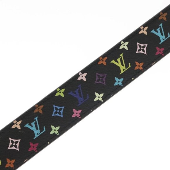 LOUIS VUITTON Multicolor Ceinture LV Cut Belt Black M6890 LV Auth 142353V - Picture 7 of 16
